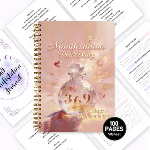 369 Law Vow Journal, Universe Energy Awakening Manual, 45-Day Dream Acceleration, Women's Power Growth Manual, Includes 3-6-9 Programming Method, Positive Declarations and Inspirational Questions, Goal Setting, Law of Attraction Vow Book, Special Notebook