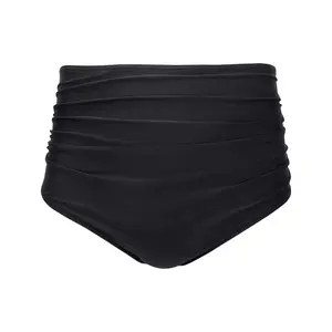 Tempt Me Women High Waisted Bikini Bottom Retro Ruched Swim Bottom Shirred Tankinis Brief DealsForYouDays