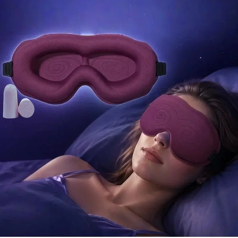 3D Full Stereoscopic Eye Mask, Non-Pressing Lashes, Relieves Eye Fatigue, Breathable, Ideal for Naps and Sleep, Unisex, Students