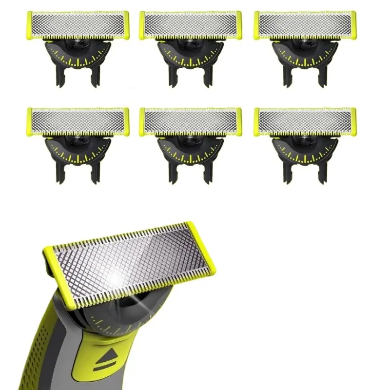Electric Razor Replacement Blade Set, Multiple Options, Compatible with Qp2520 Qp2530 Qp2630 Qp6510 Qp6520 Qp2523, 1-10 Pieces Beard Trimmer Heads