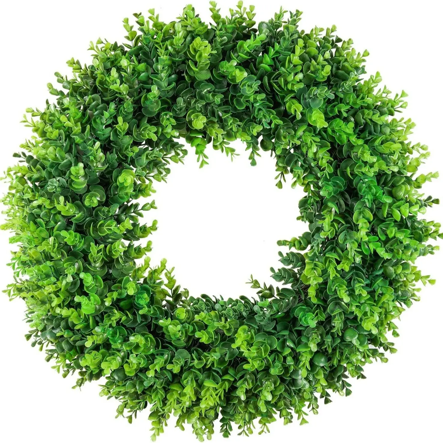 Artificial Greenery Water Grass Vine Circle Wreath, Spring Summer Door Hanging, All-Season Wreath, Cross-Border Wholesale Supply
