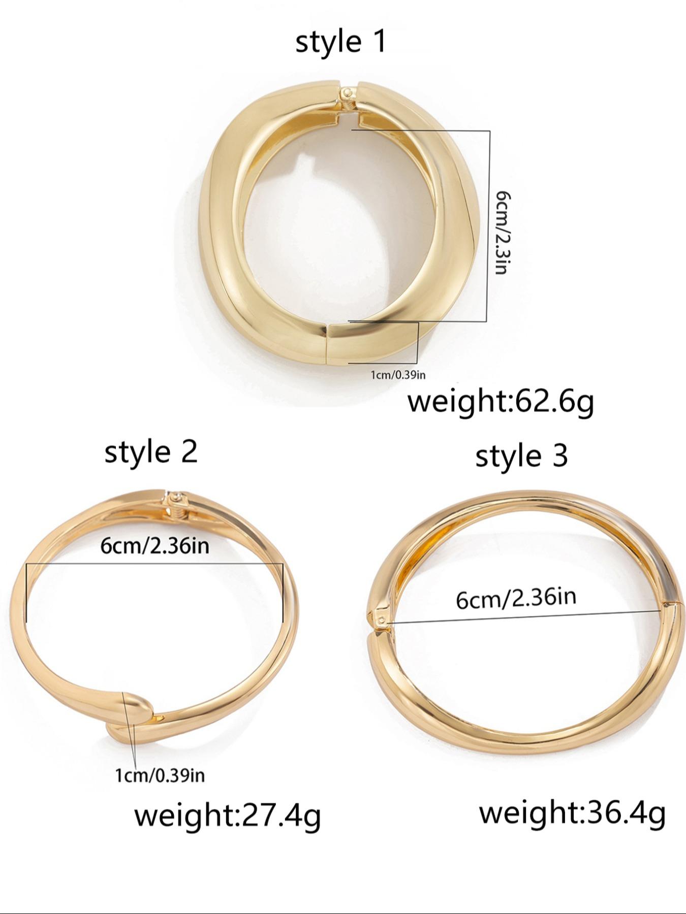 Women's Elegant Geometric Design Bangle Bracelet, Fashionable Bracelet, Fashion Jewelry for Party, Daily Clothing Decor, Trendy Bangles, All-match & Exquisite Jewelry for Birthday Gift