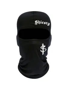 Unisex Letter & Dollar Print Balaclava Mask, Ski Mask, Breathable Face Cover, Breathable Neck Gaiter for Men Women, Ideal for Outdoor Sports, All-Season Use, Balaclava Ski Masks
