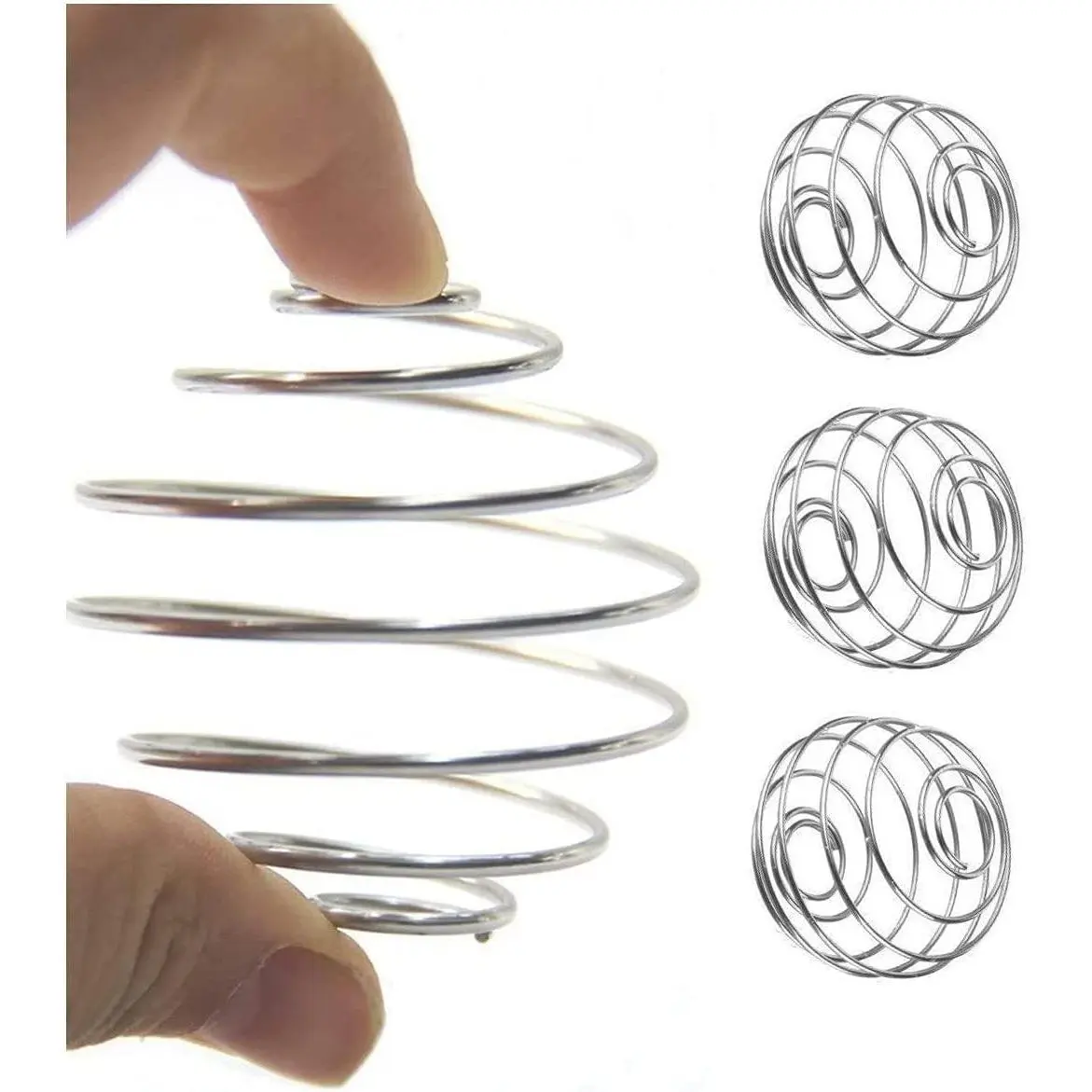 3 PCS Stainless Steel Shaker Balls, Wire Whisk Mixing Balls for Shaker Cup Blending