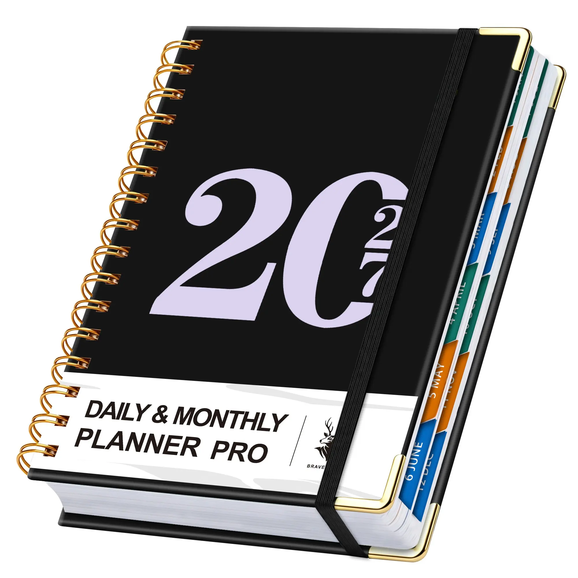 2027 Planner Notebook, Weekly and Monthly Plans, 400 Pages, 365-Day Schedule,Calendar Integration for Schedules, Self-Discipline - Time Management, Perfect Monthly Planner for Daily Organization, Office Planner