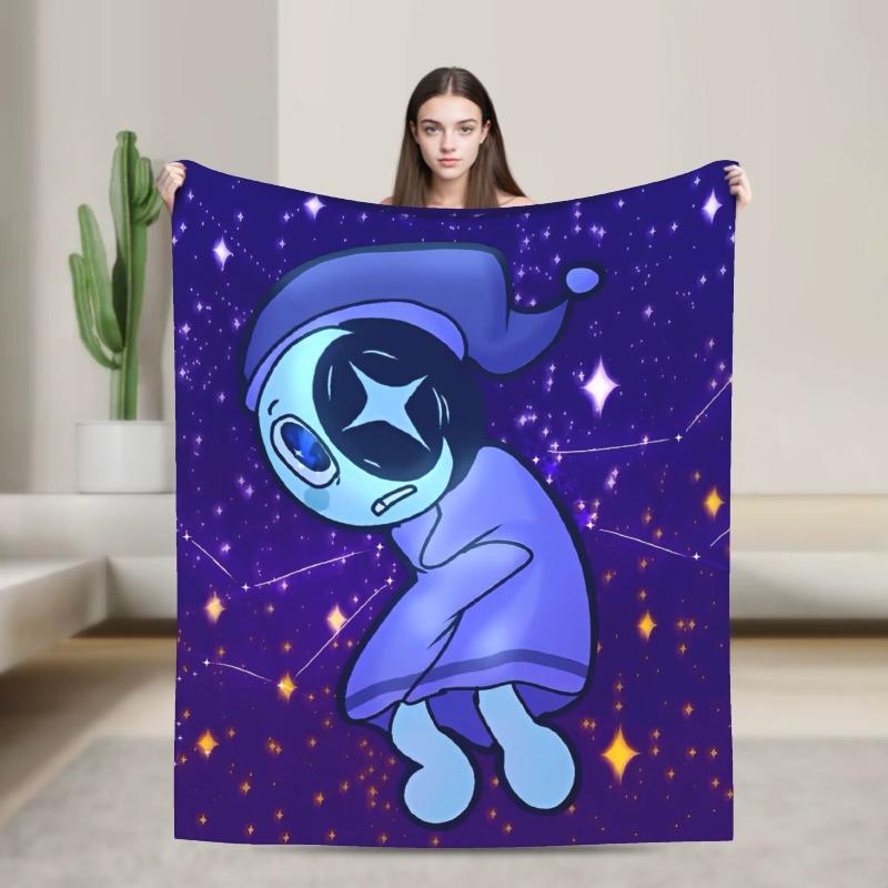 Dandys World Blankets Game Cute Cartoon Fuzzy Awesome Warm Throw Blankets for Home Textile Decor,