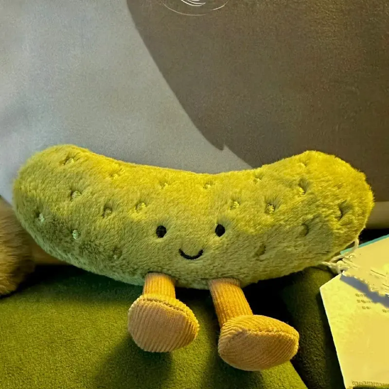 10cm Plush Filled Doll, New Cucumber Stuffed Toy, Soft Heartfelt Gift, Perfect for Birthday and Valentine's Day, Home Desktop Decoration