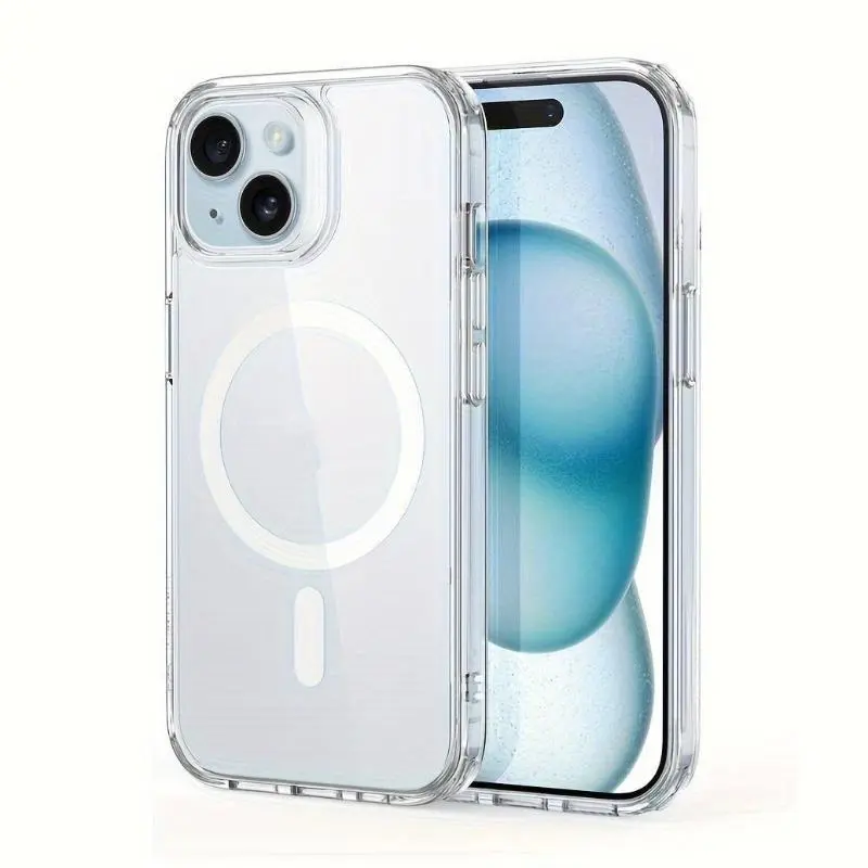 Magnetic MagSafe Wireless Protective Phone Case for iPhone 18 Pro Max 18 Pro 17 Pro Max 16 15 14 13 12 11 Series, Shockproof Protective Cover, Anti-Yellow UV Resistant,Slim Shell, Military Shatterproof, Full Camera Lens Protection, iPhone Accessories