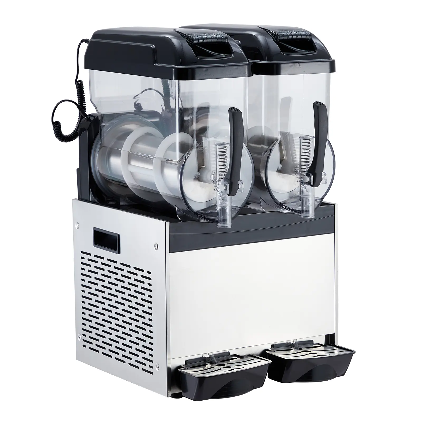 Comprehensive Commercial Frozen Drink & Margarita Maker – 36L/9.6 Gal, 860W Stainless Steel Slushie Machine, Self-Cleaning, Low Noise, for Cocktails, Smoothies, Coffee Shops, Restaurants, Home