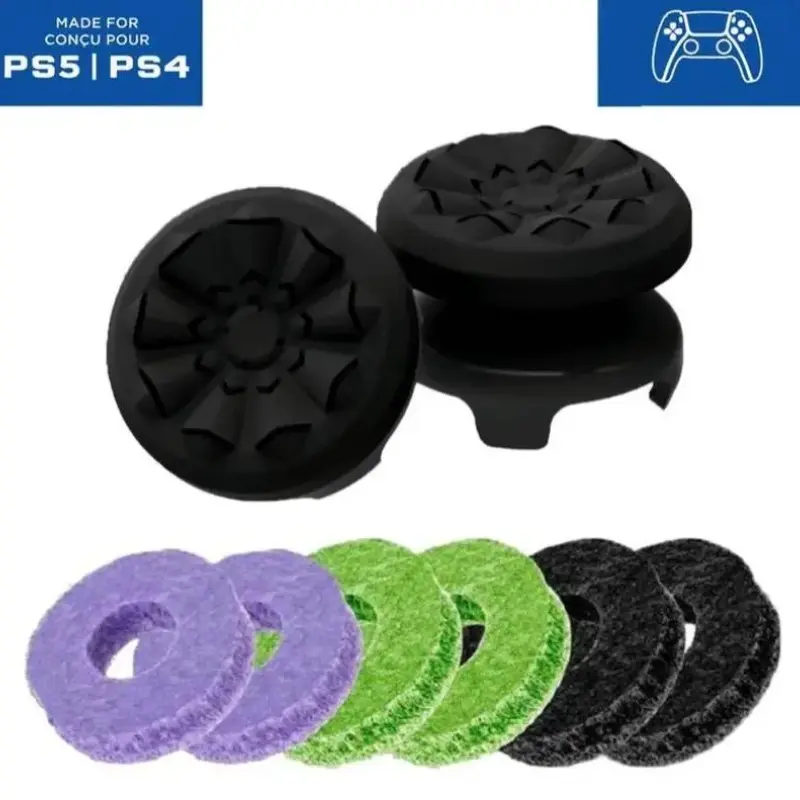 1 Set Precision Rings Thumbsticks Thumb Grip Aim Boost Kit for PlayStation 5 (PS5)/PlayStation 4 (PS4)  Controllers Accessories | Thumbsticks | Silicione Rubber 6 Pcs Precision Rings joystick thumbstick ps4/PS5joystick thumbstickps