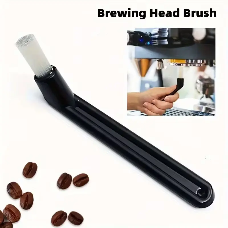 2-Pack Coffee Machine Cleaning Brushes, Nylon Bristles, Ergonomic Handle, Durable, Ideal for Home & Commercial Use, Espresso Grinder Cleaner