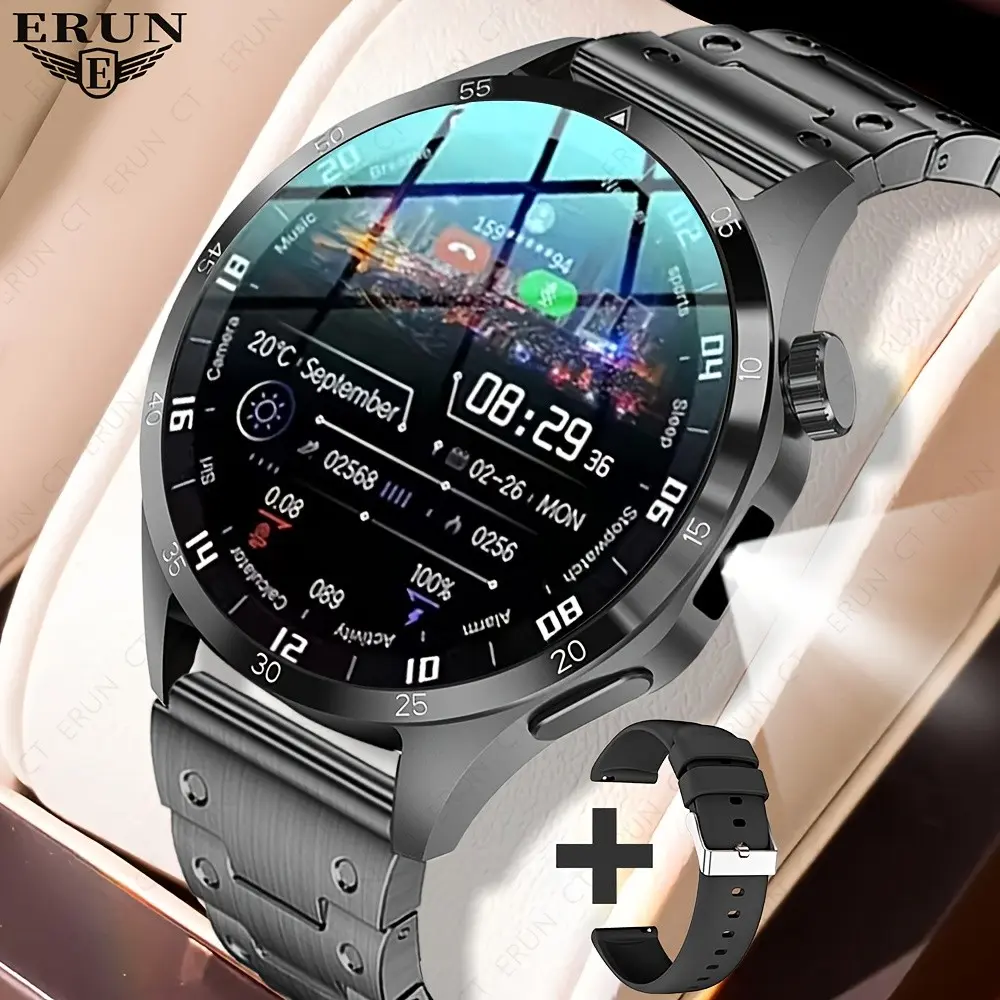 High-End Wearable Smartwatch with Alloy Case, 1.5 Inch Touchscreen, Bluetooth-compatible Connectivity, Phone Calls, Multiple Sports Modes, Calendar, Music Control, Alarm