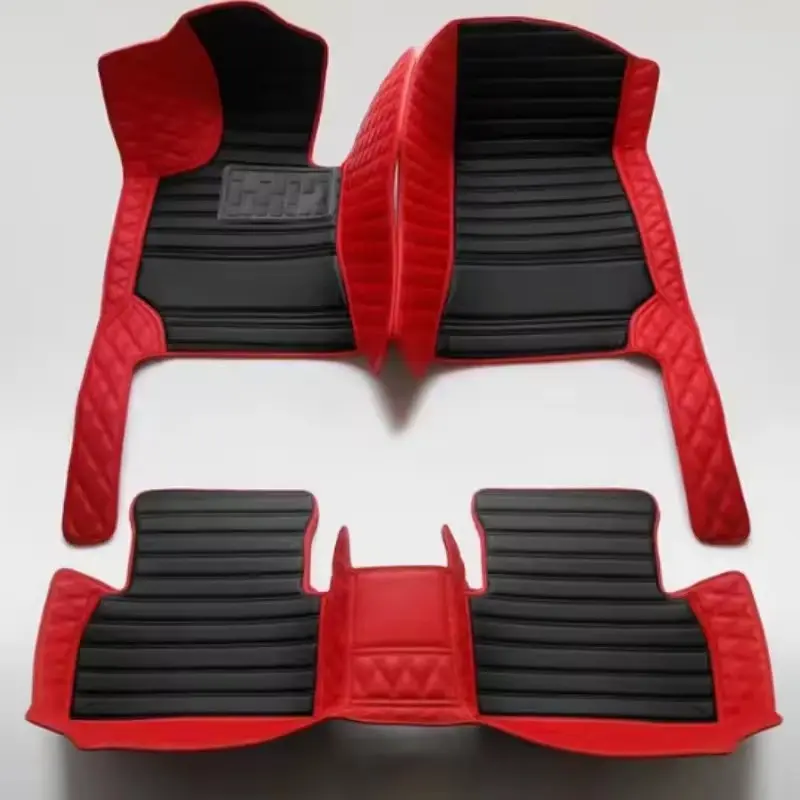 Custom Artificial Leather Car Mats For Ford Focus MK2 2006~2011 Left/Right -hand Drive Auto Interior Accessories Front And Rear Row Fashion Styling Carpet Waterproof Design Full Coverage Car Accessory Vehicle Interior Accessories