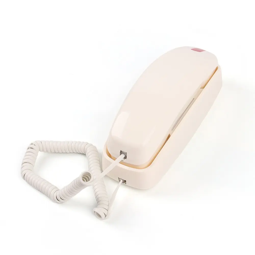 Wired Telephone Machine, Wall-Mounted Extension Phone, High Volume Hotel Office Desk Phone, Home Use, Durable Design, Easy Installation, Appliance