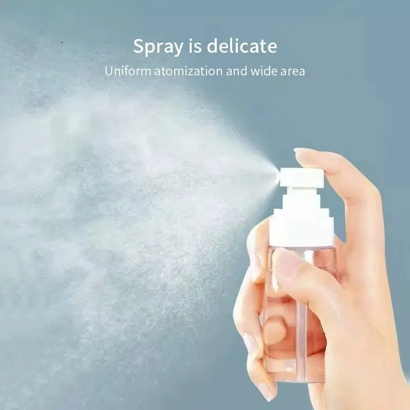 Travel Spray Bottle, Mini Refillable Design Small Spray Bottles with Fine Mist Nozzle, Durable Plastic Material for Hair Face Water Alcohol Plants, 1pcs 30ml