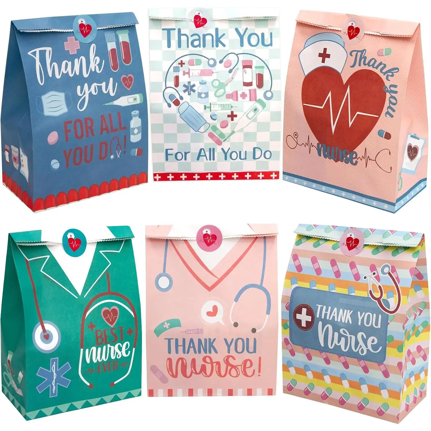 Appreciation  Bags Thank You  18  Bags Appreciation Healthcare Party Supplies