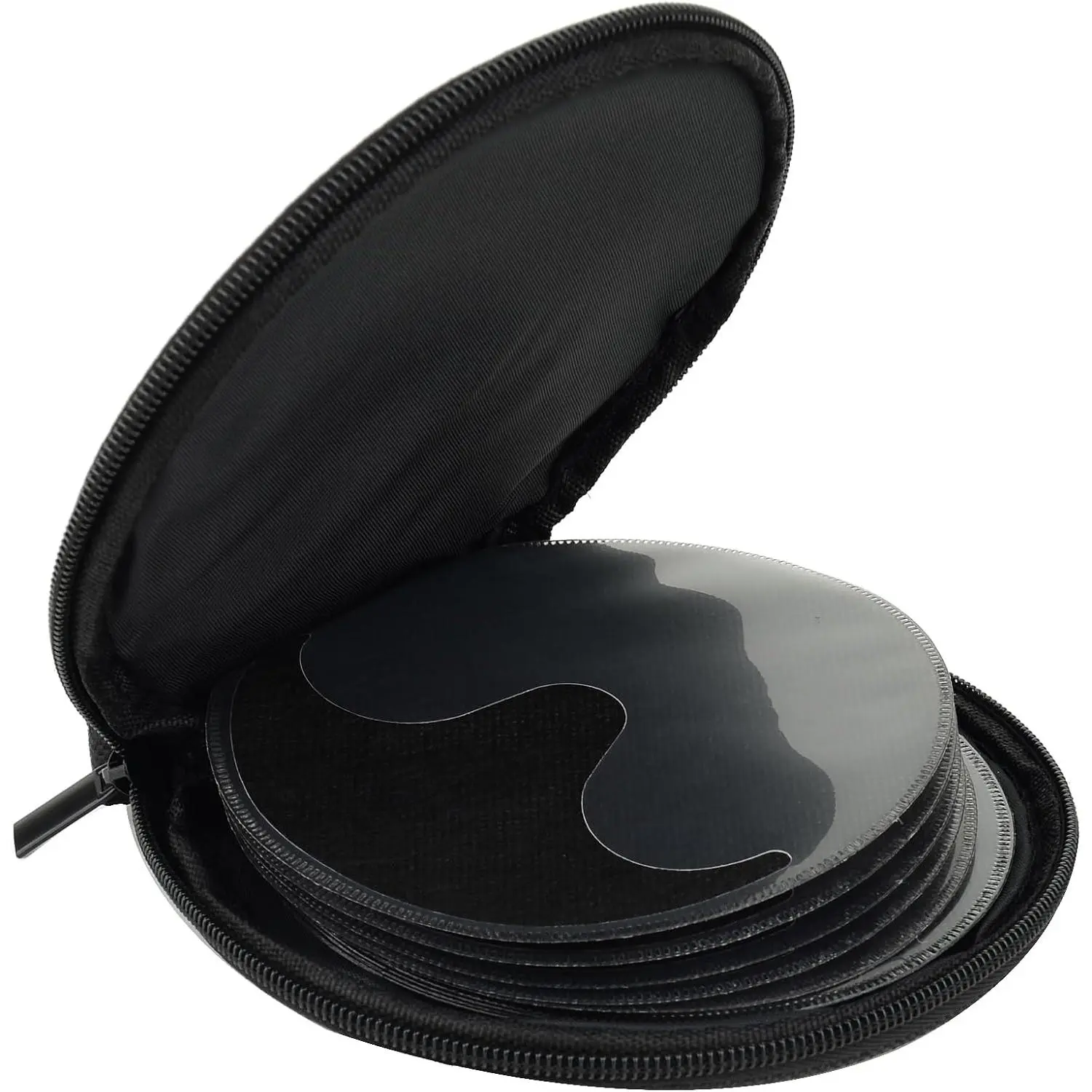 Black 20 Capacity CD/DVD Case Holder Portable Wallet Disc Storage Binder for , , Travel Carrying Organizer