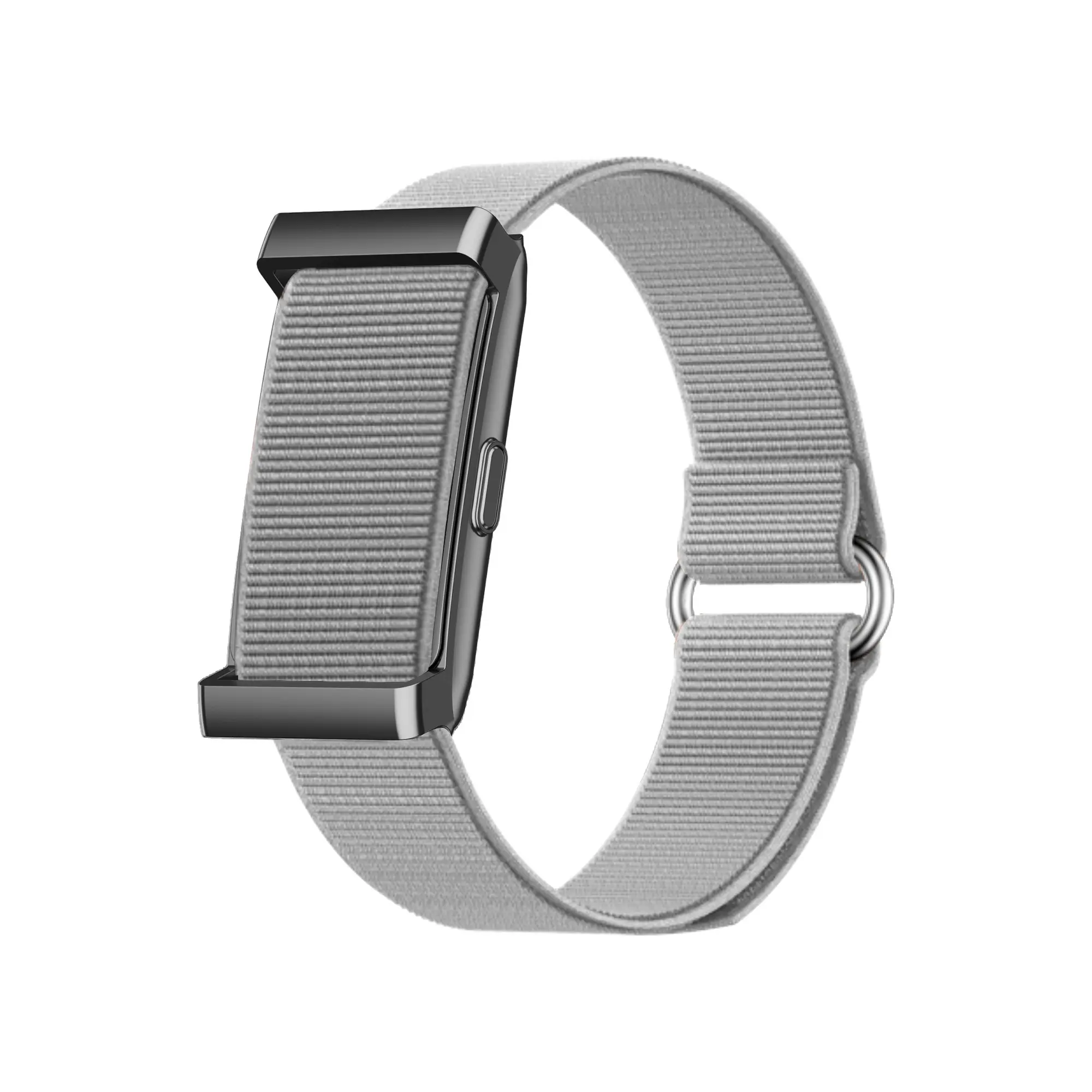 New Screenless Smart Fitness Tracker Band, Ultra-Light Nylon Strap, Step Counter, Calorie Monitor, Sedentary Reminder, Remote Photo, Call Alerts, Screenless Smart Wristband