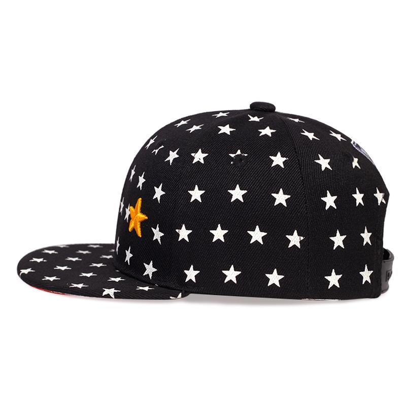 Children’s Five-Pointed Star Embroidery Baseball Cap – Adjustable Hip-Hop Hat for Boys and Girls, Casual Outdoor Hat for Spring and Autumn