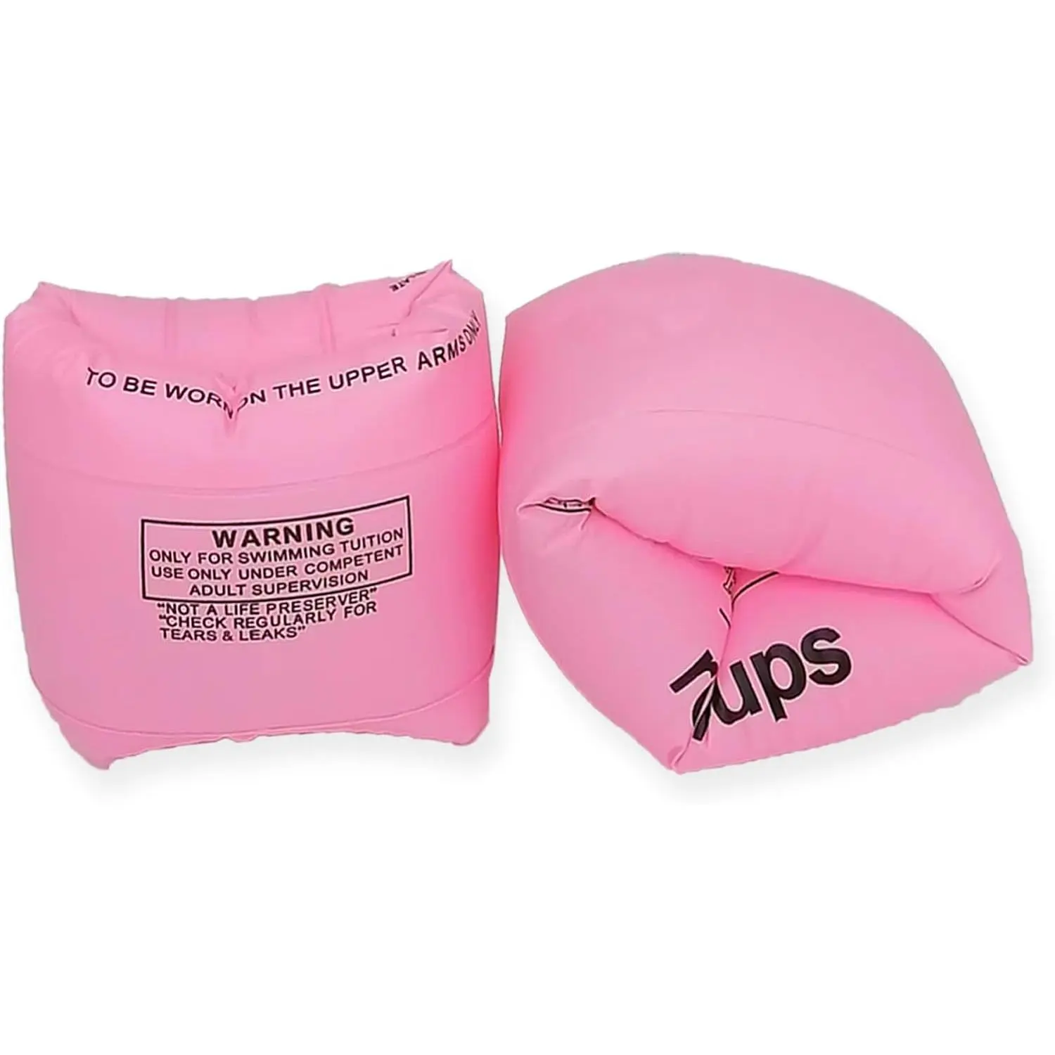 Unisex Inflatable Arm Floaters - Water Sports Swimming Blow-Up Water Wings for Toddlers, Kids 6-12yrs, Adults 30-150LBS, Pink Inflatable Floater
