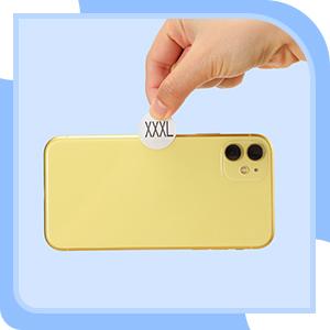 200 Pcs Resealable Poly Clear Shirt Bags with 7 Sizes 3500 Pcs Clothing Size Stickers Labels Self Sealing Plastic Bag for Small Businesses Packaging T Shirts Retail Storage(9 12 Inch)