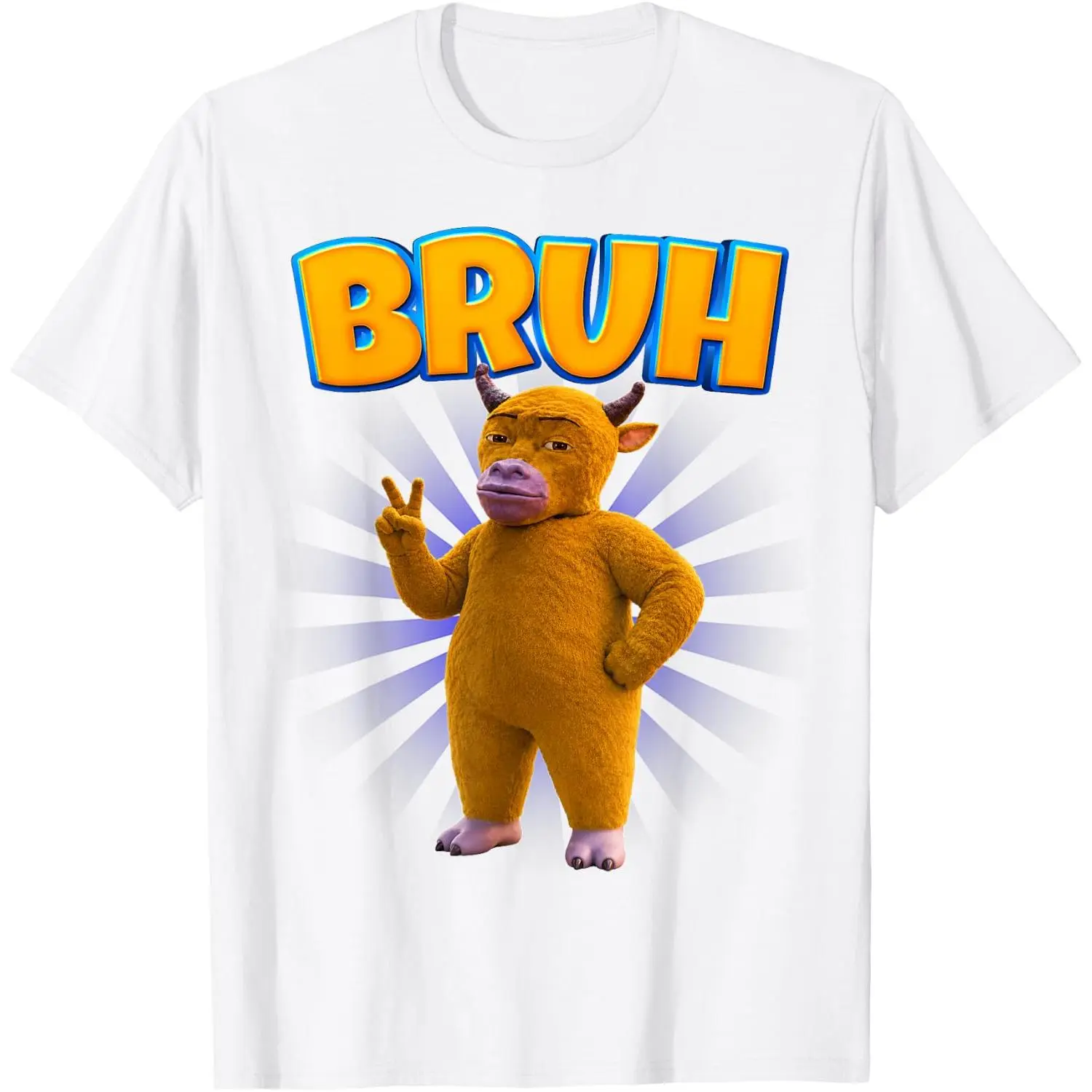 Bruh NIU Lai Funny Chinese Cow Viral Internet Meme T-Shirt