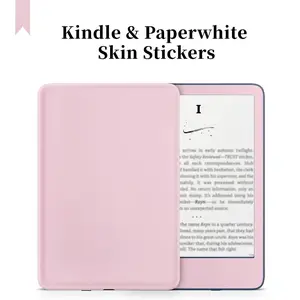 For Kindle Paperwhite (10th/11th/12th Gen) & Kindle 11th Gen 2022 (6") - Minimalist Pastel Color Ereader Sticker Skin | Premium Vinyl Decal, Anti-Scratch