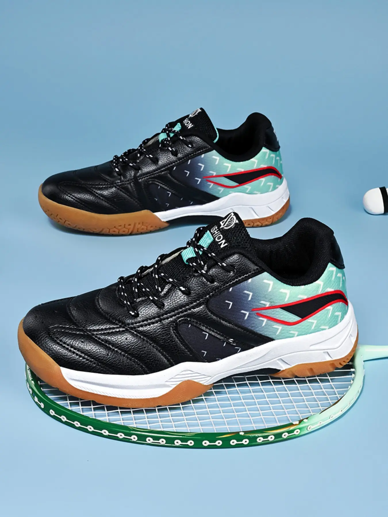 Student Universal Badminton Training Shoes, Lightweight Durable High-Resilience Indoor Sports Shoes, Comfortable Foot Protection
