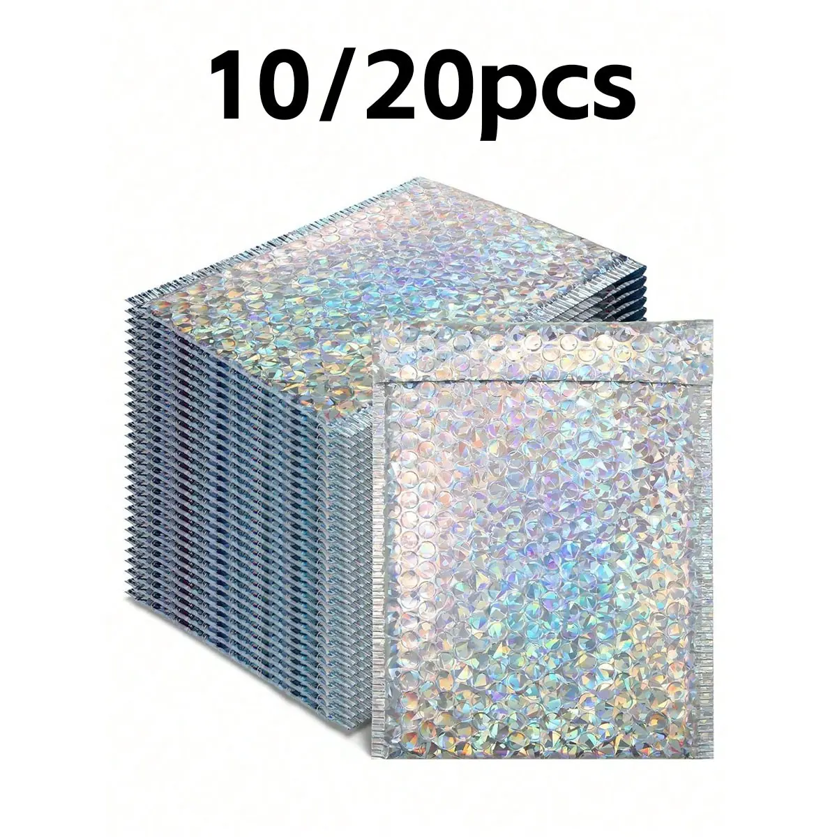 Metal Bubble Envelopes, Holographic Bubble Envelopes, Pe Bubble Envelopes, Waterproof Self-Seal Transport Bags, Foil Flashy Charm Envelopes, Holographic Buffer Envelopes