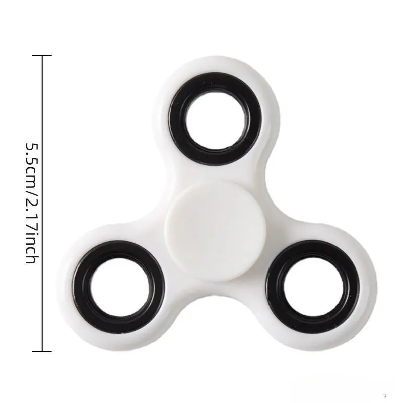 Random Color Fidget Spinner Toy, Creative Stress Relief Fidget Toy for Adults & Kids, Ideal Birthday Gift for Home, Office & Daily Anxiety Relief