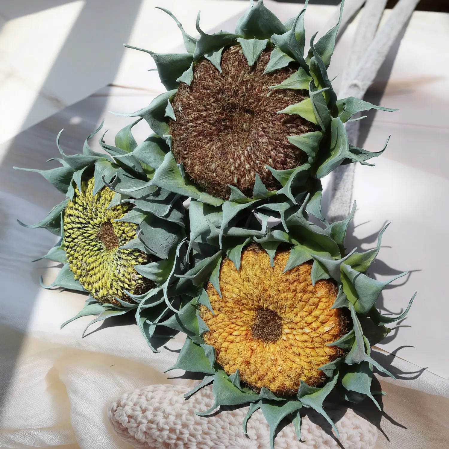 1/3pcs 60cm (24in) Real Touch Artificial Sunflowers – 10cm (4in) Flower Head, Lifelike Fake Stems for Home, Office, Shop, Wedding, Party, Birthday, Zero Maintenance, Bright Floral Arrangement – Gift for Mother's Day, Housewarming, Valentine's Day