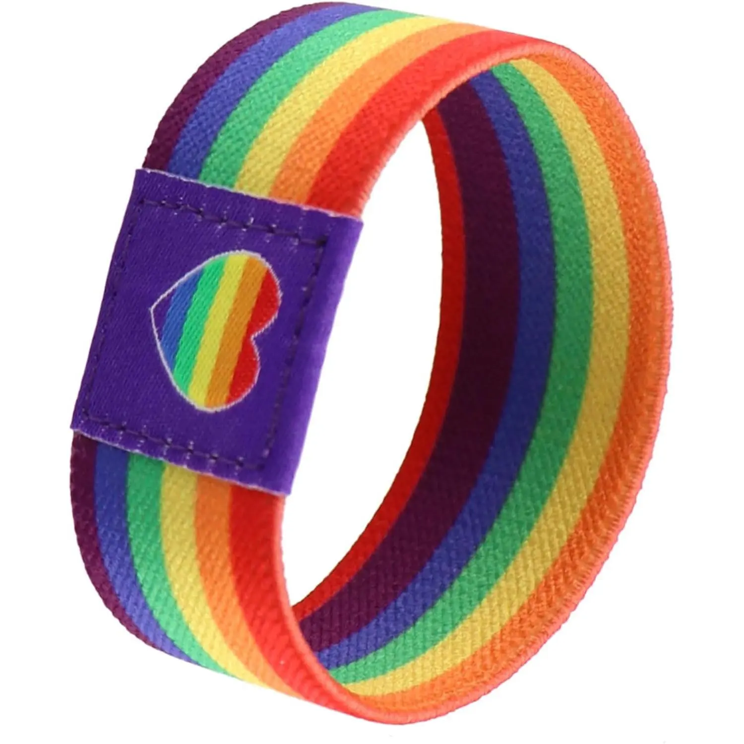 Rainbow LGBT Pride Bracelet for Women Men, Stretch Elastic Band, LGBTQ Wristbands for Pride Month Decorations, Trans Lesbian Accessories Outfits Merch Gifts