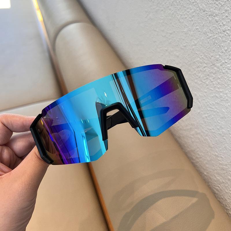 for Men Women Square Large Face  Goggles Outdoor  Biking  UV Protection, military eyeglass, biking   glass sport cycling  windproof sunglass mirror lens