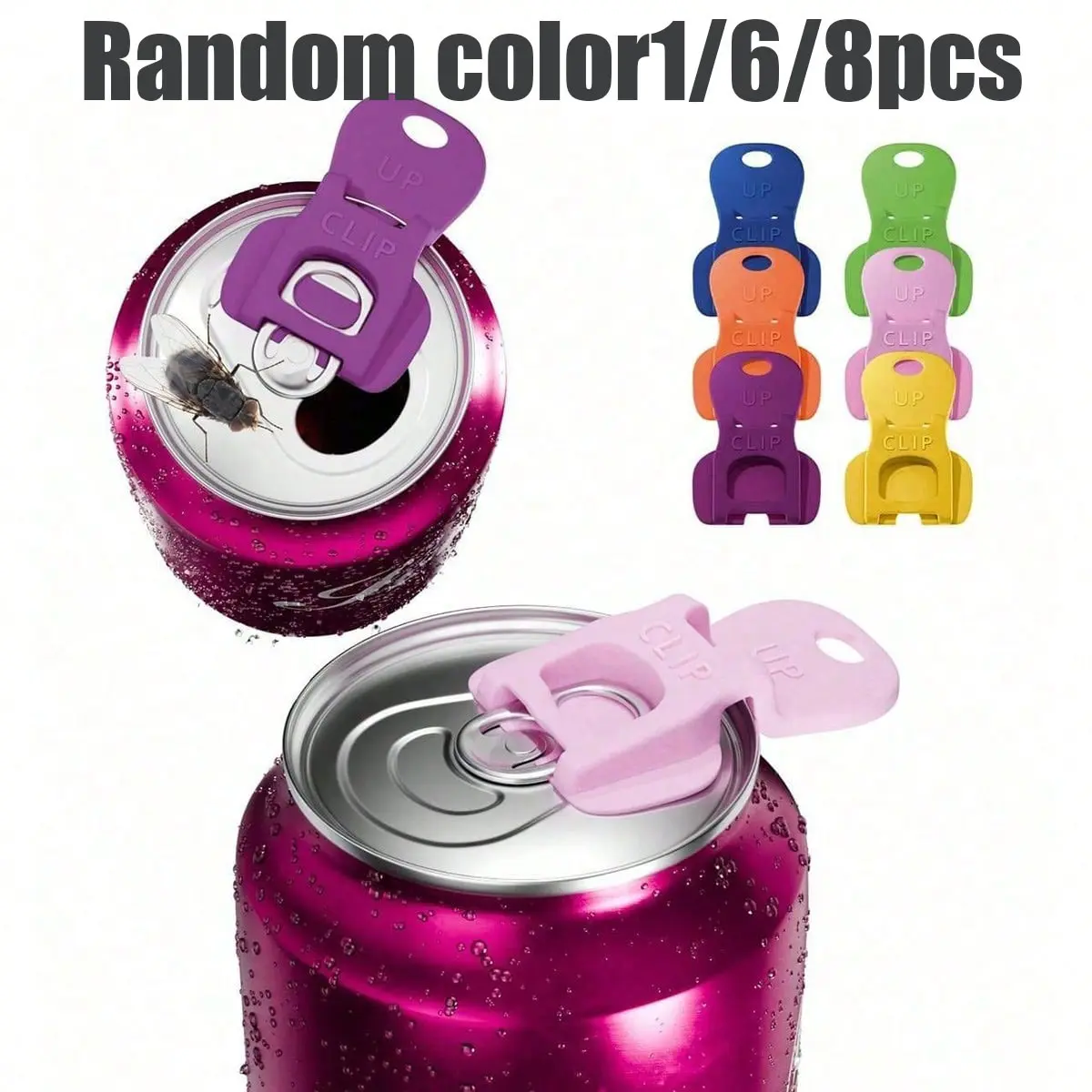 Avant Grub Beverage Protector Set, 1/6/8 Pcs, Colorful Can Covers, Mosquito & Bee Proof, Ideal for Parties, Bbqs, Beaches