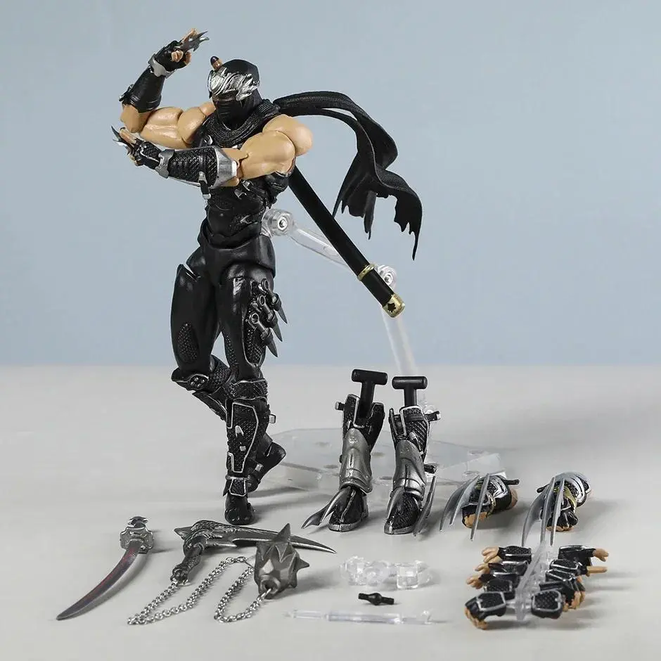 Ryu Hayabusa Kaiyodo Revoltech Amazing Yamaguchi Action Figure Model PVC Figurine Brinquedos Gift