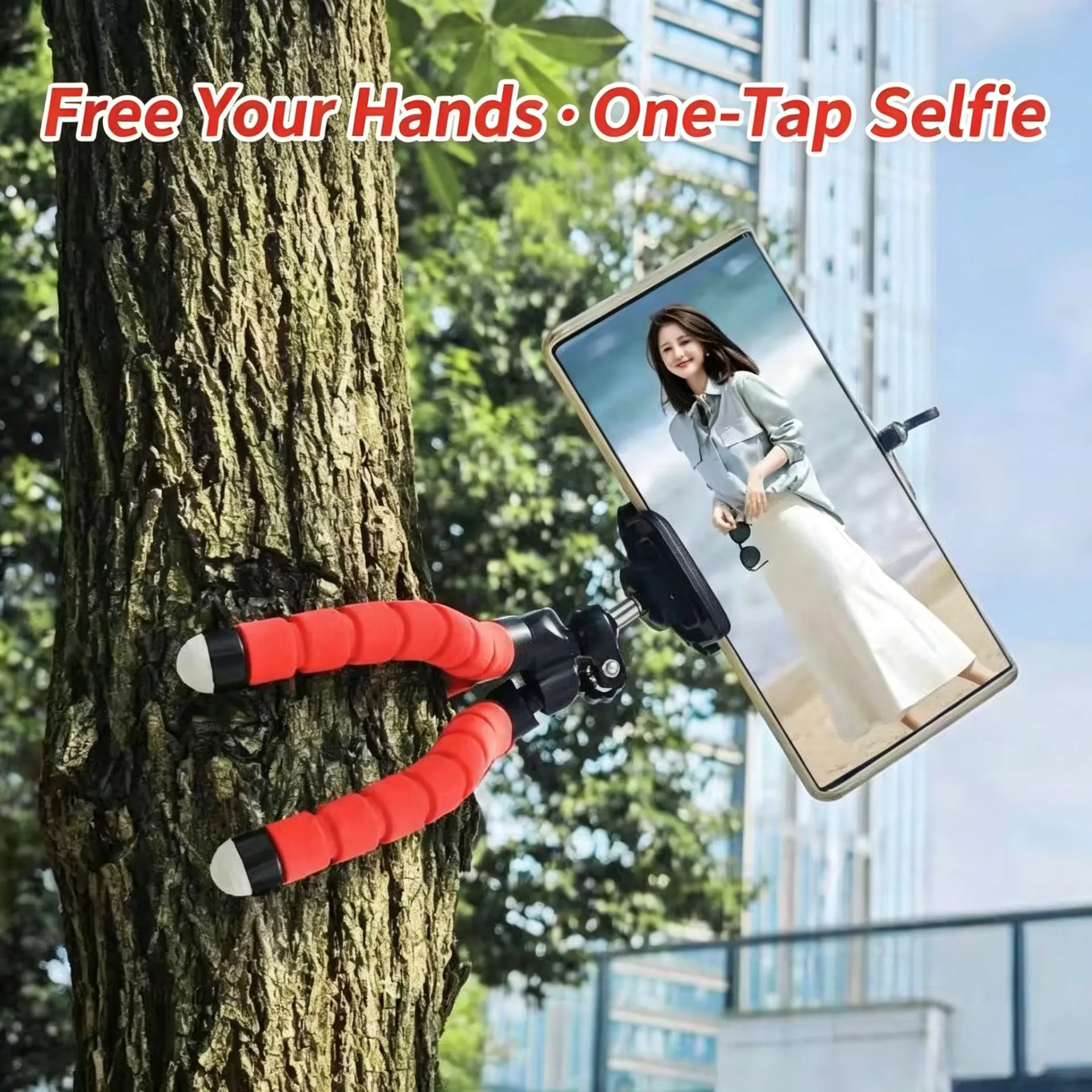 High-End Flexible Octopus Mini Mobile Phone Tripod Set, Adjustable Legs, 360° Rotating Ball Head, Compatible with Multiple Devices, Ideal for Outdoor Use, Selfie Phone Stand