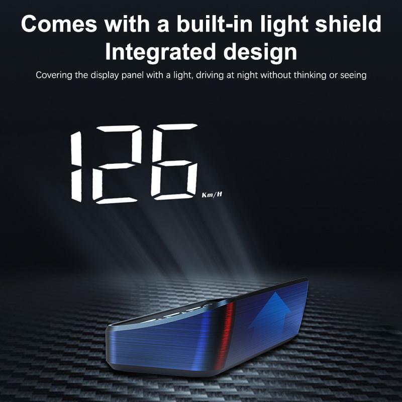 Car Speedometer HUD GPS Head Up Display Digital Speed Meter Windshield Projector For Vehicles Auto Electronics Accessories