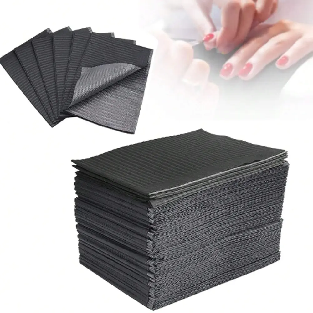 50pcs Disposable Tattoo Tool Pads, Multi-Use Desktop Protection Cloths, Dustproof & Stain-Resistant, Ideal for Tattoos, Beauty, Nail Art