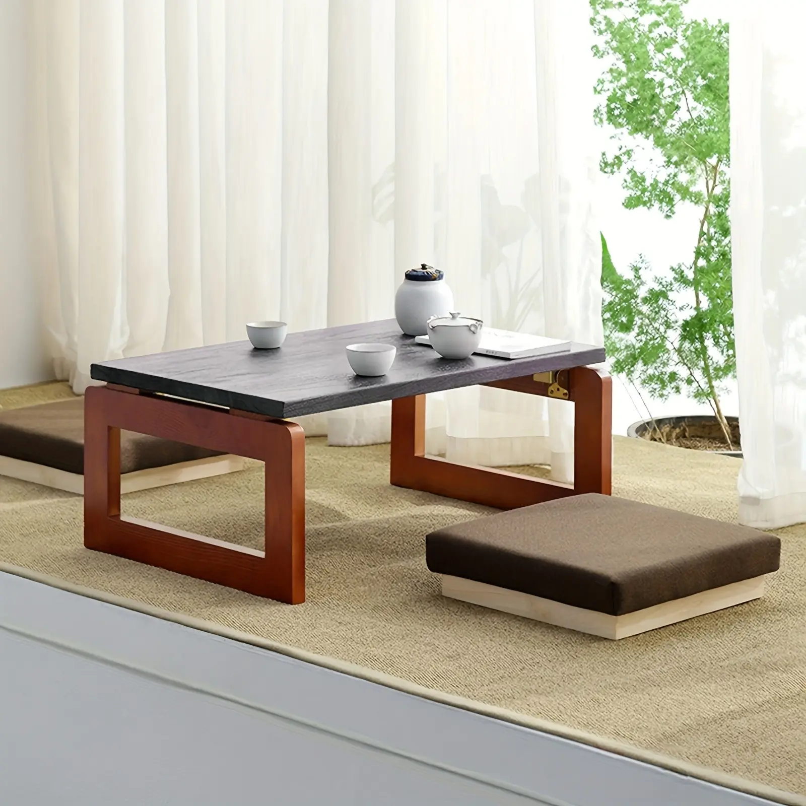 Foldable Coffee Table Laptop Low Tea Table Picnic Table