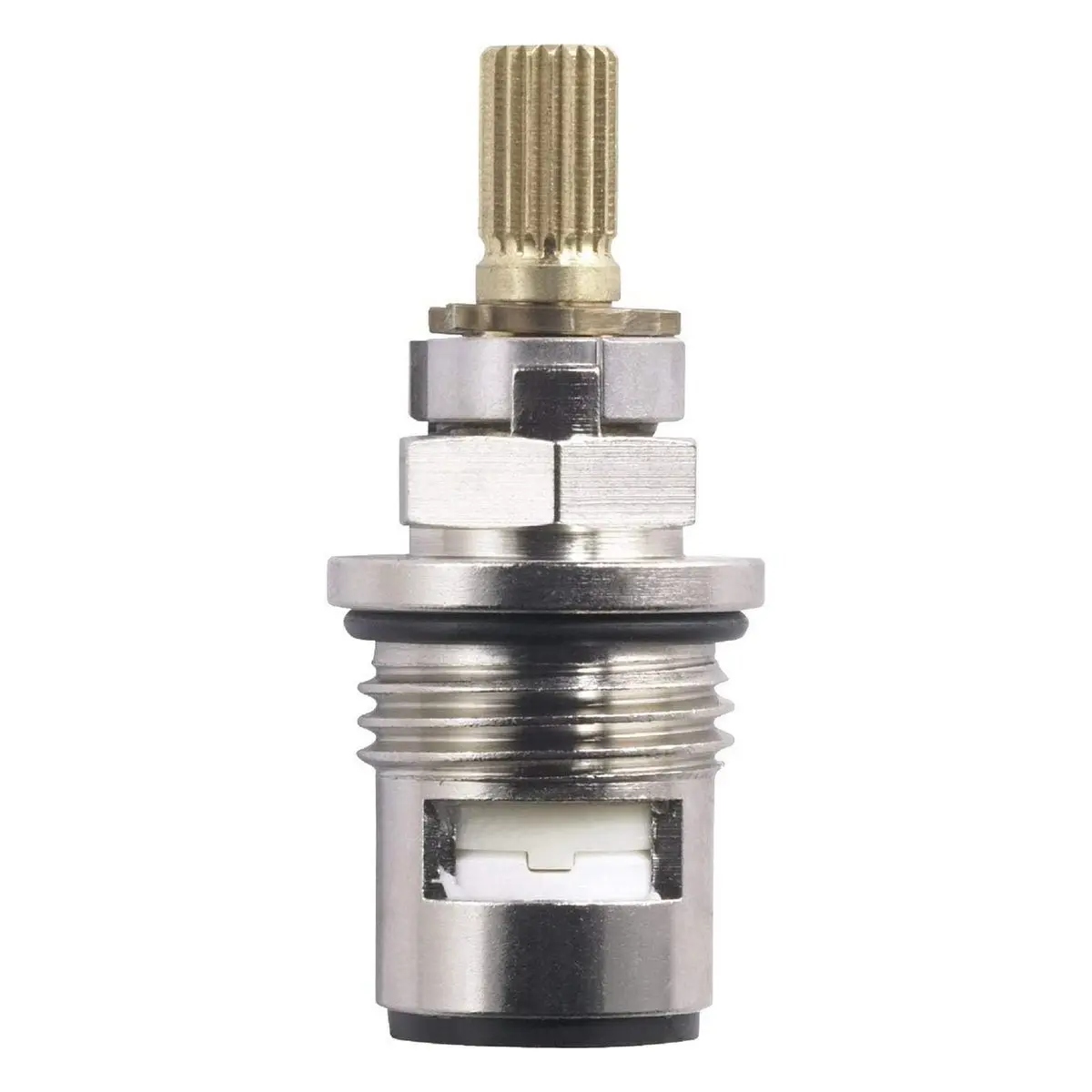 GP77005-RP Kohler Genuine Durable Ceramic Hot Valve Replacement Cartridge - 1/4" Turn Clockwise Close, for 1990-2010 Kohler 2-Handle Faucets, Plumbing Repair, Long-Lasting Performance, Kohler Two Handle Faucets From 1990 To 2010