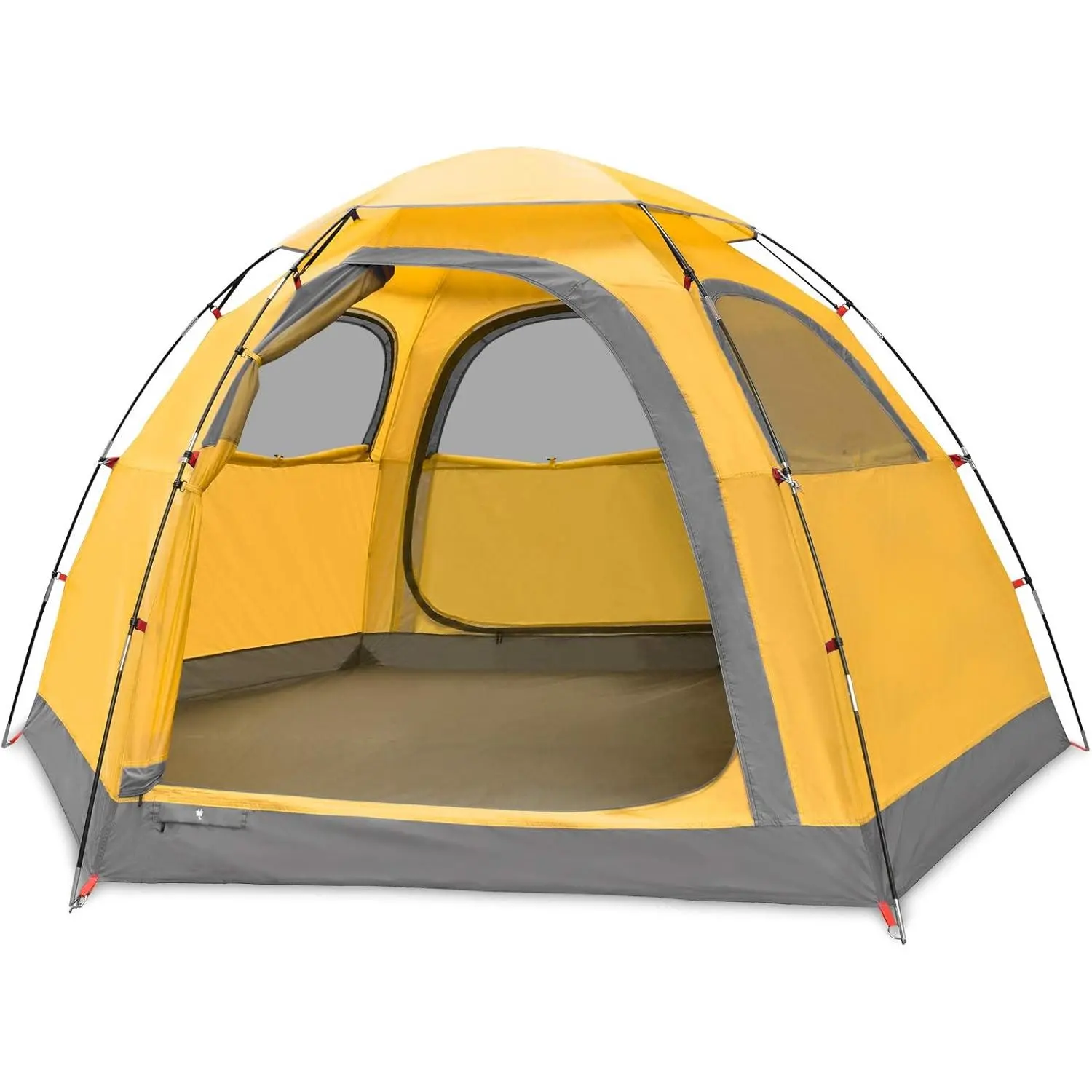 Outdoor Camping Tent 2/4 Person Waterproof Camping Tents Easy Setup Two/Four Man Tent Sun Shade 2/3/4 People
