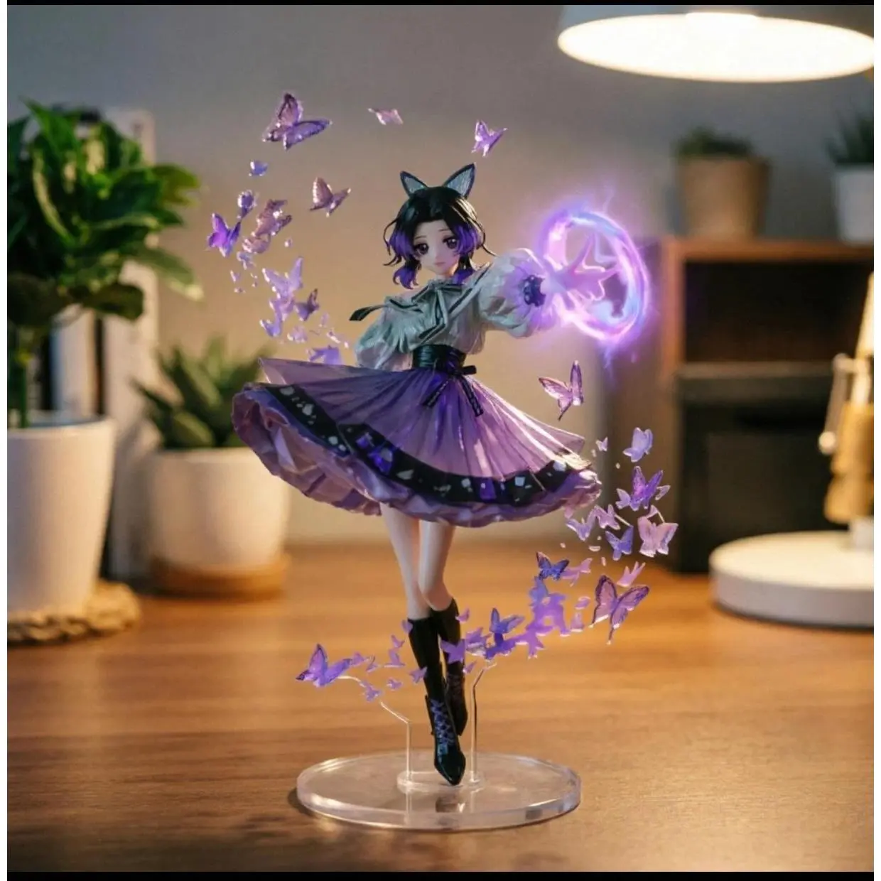 Demon Slayer Acrylic Stand Kimetsu No Yaiba Butterfly Hashibira Inosuke Kocho Shinobu Kanao Kanae Anime Figure Desktop Decor