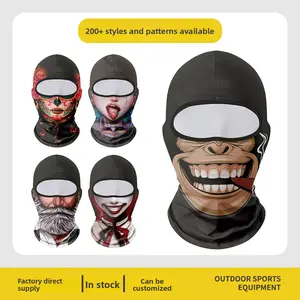 Summer sunscreen headgear outdoor locomotive riding helmet lining headgear fishing funny old man face mask