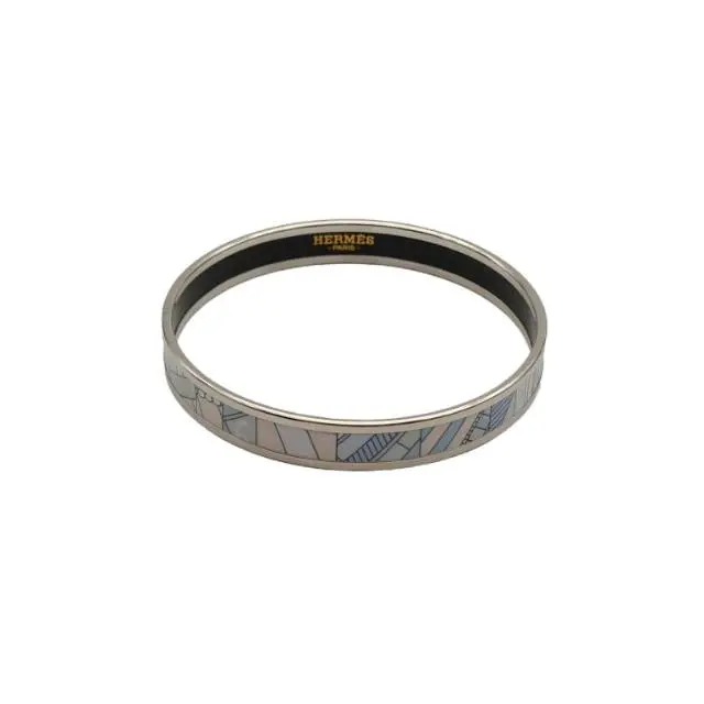 Pre-owned Hermes Tiana Metal Alloy Round Bangle, Costume Jewellery Fashion Accessory, Item P226866049