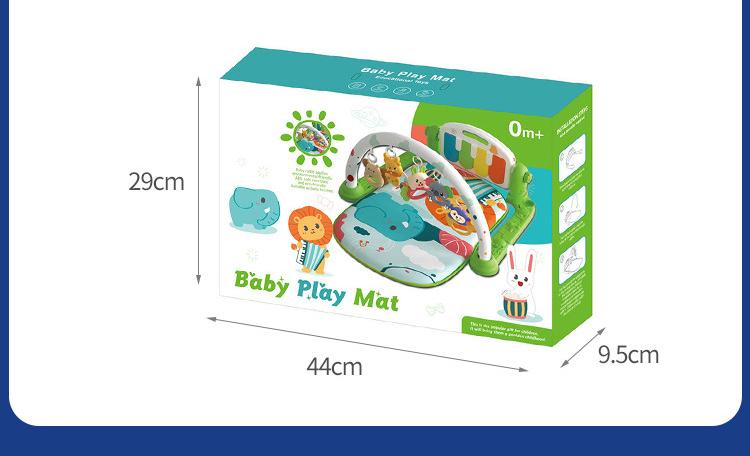 Baby Activity Play Mat |   Musical Kick Piano Gym for Tummy Time Fun