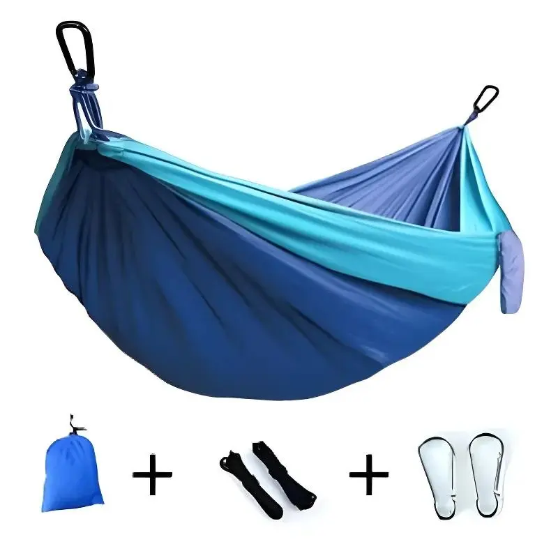 Ultralight Travel Camping Hammock |   661.39LB Load Capacity, Breathable, Quick-Drying |   2 X Premium Carabiners, 2 X Nylon Straps |   Outdoor Indoor Garden