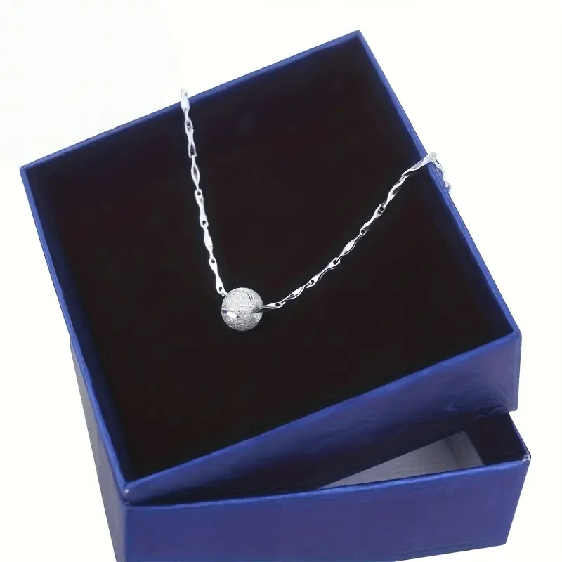 Women's Silver-Plated Copper Plain Collarbone Pendant Necklace - Female Chain Jewelry, Simple Style, Ideal Valentine’s Day Gift, Suitable for Daily Wear, Chain Jewelry Necklaces unisex