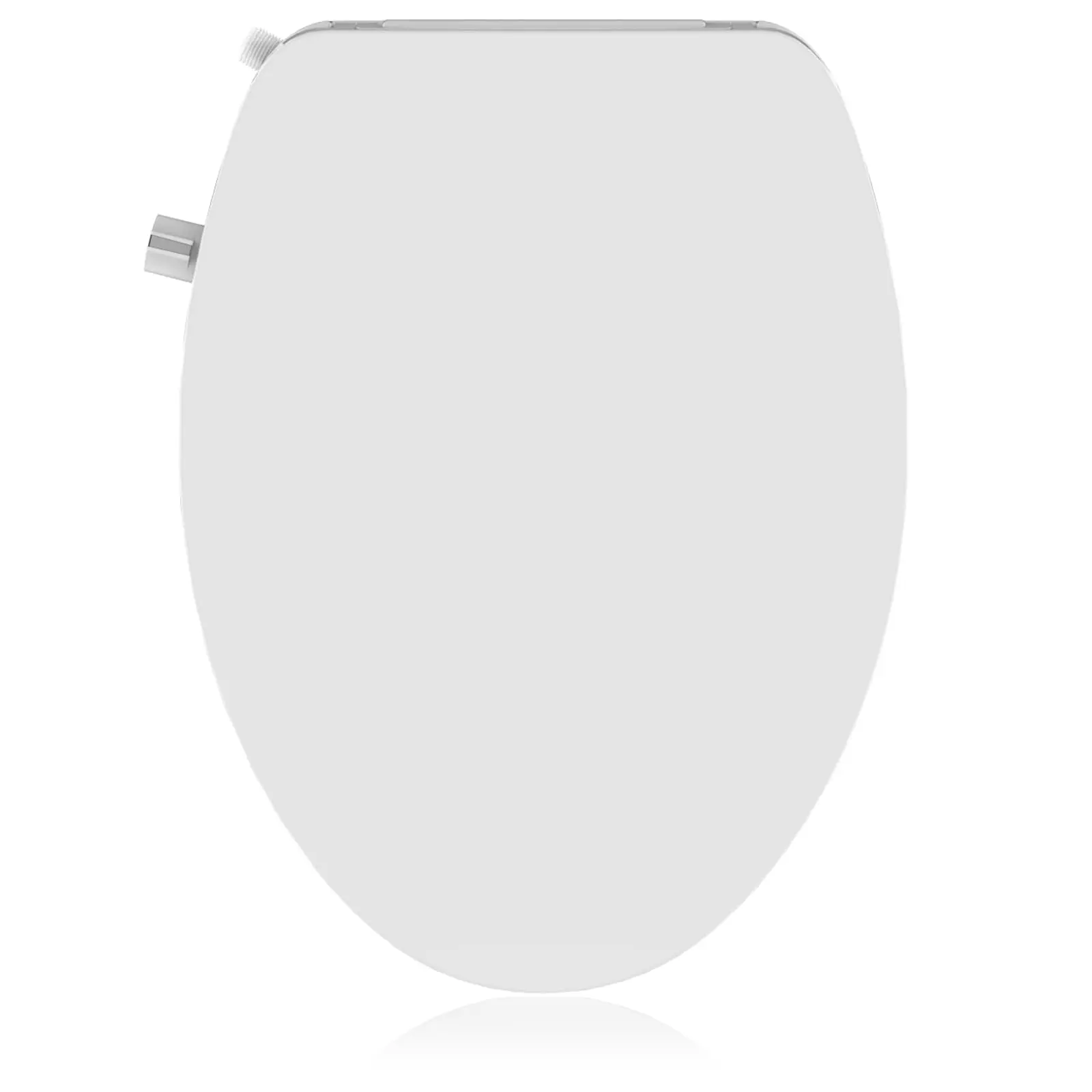 Garvee Non-Electric Elongated Bidet Toilet Seat with Dual Self-Cleaning Nozzles, Adjustable Spray Pressure and Position, Slow-Close Lid, Easy Installation, Ideal for Personal Hygiene, White