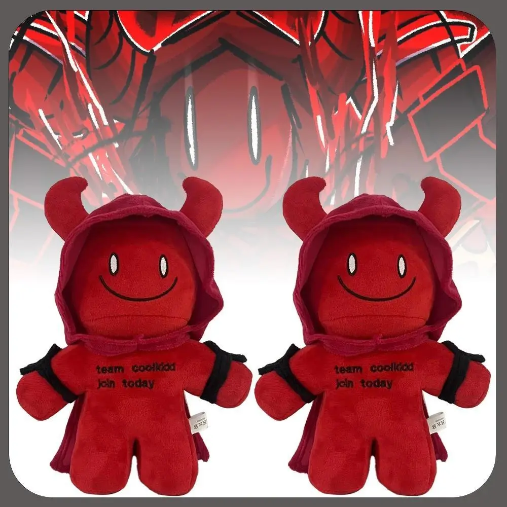 25cm Chance Forsaken Gubby Plush Toy - c00kidd Robot Game Peripheral, Red Devil Cartoon Doll, 2026 Hot Item, PP Cotton Stuffed Fans' Halloween Gift