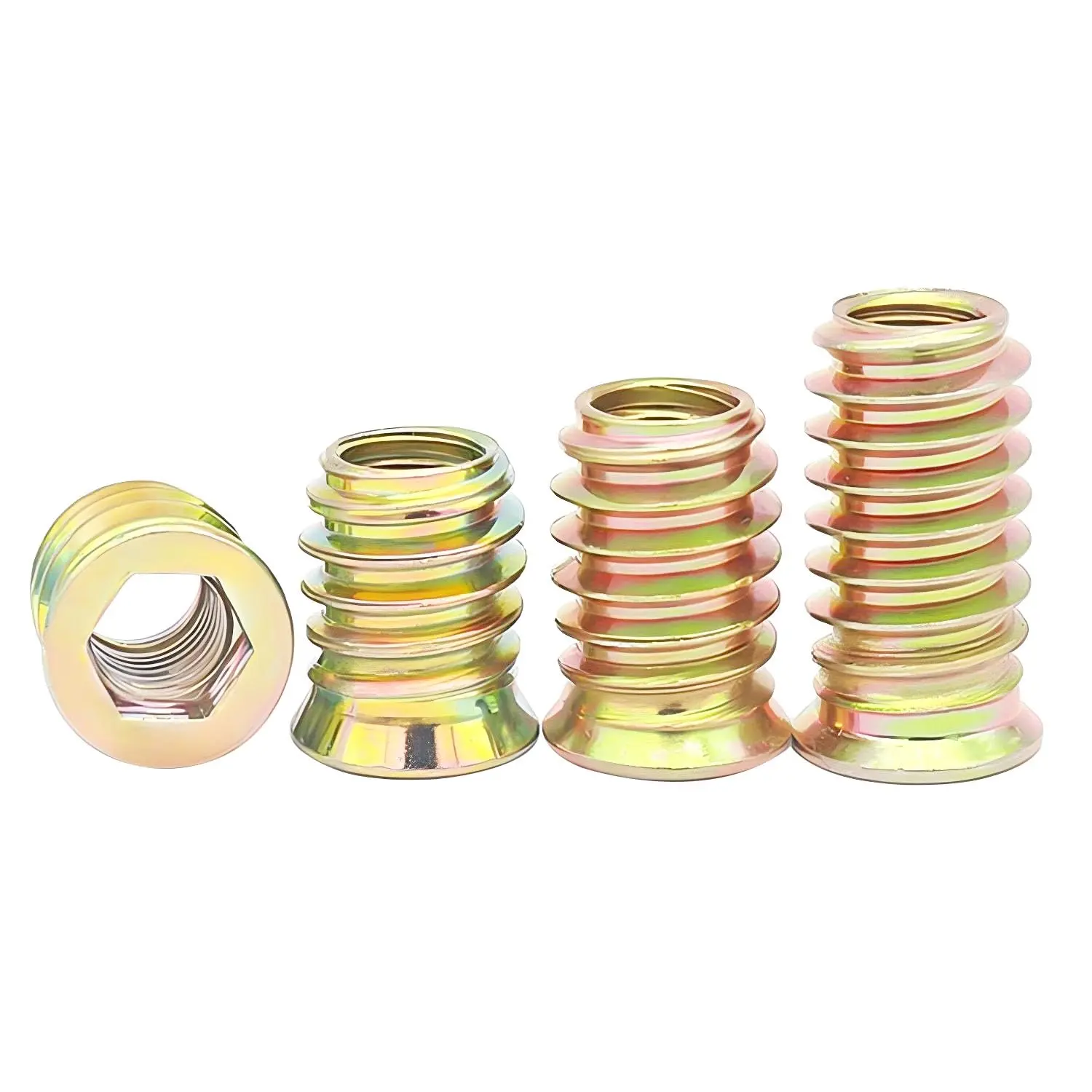 20 count Threaded Insert, Hex Drive Threaded Inserts for , Furniture Nuts, Hex Socket Drive M5x8mm,  Inserts